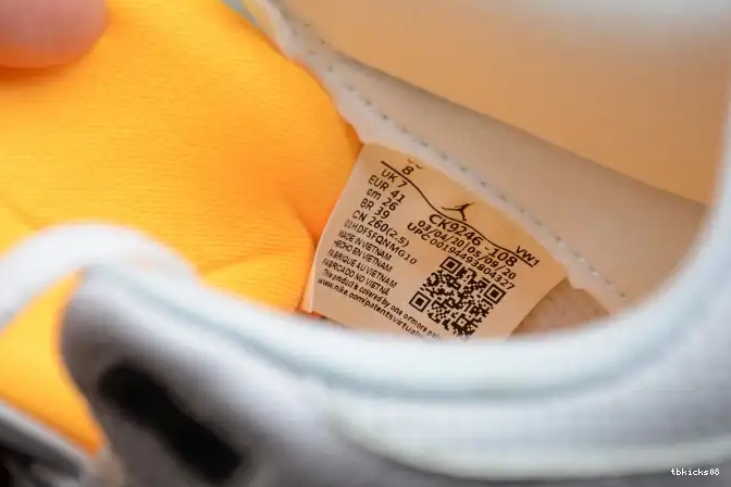 Rep TBkick 3 AIR LASER CK9246-108 JORDAN (W) ORANGE RETRO 0608